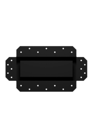 Решетка вентиляционная SGR 250х100 окраш. сталь Matt black ERA